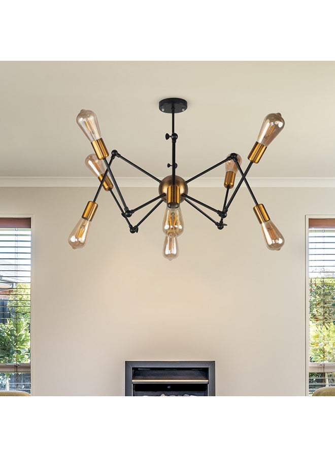 El Rawda Lighting Spider Ceiling Lamp | modern decorative LED E27 pendant light ceiling lamp hanging | suitable for any room | Color: Multicolor | Size: 60x70 cm