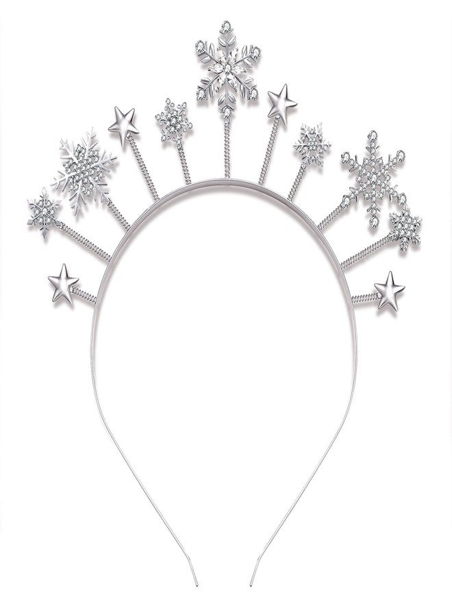 NVENF Christmas Headbands Festive Holiday Hairband for Women Xmas Tree Elk Snowflake Headbands Christmas Party Headwear Gifts - Image 2