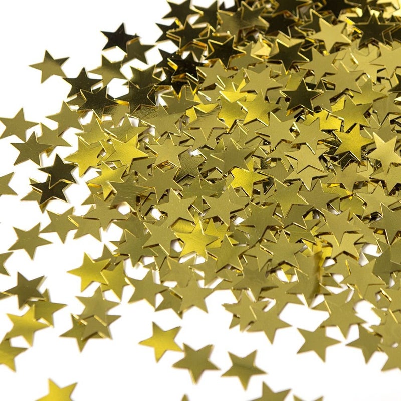 Unique Sparkling Gold Star Foil Confetti - 0.5 oz (1 Pc), Perfect for Birthdays, Baby Showers, Holidays & More - Image 4