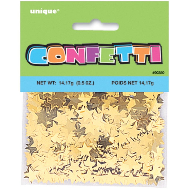 Unique Sparkling Gold Star Foil Confetti - 0.5 oz (1 Pc), Perfect for Birthdays, Baby Showers, Holidays & More - Image 2