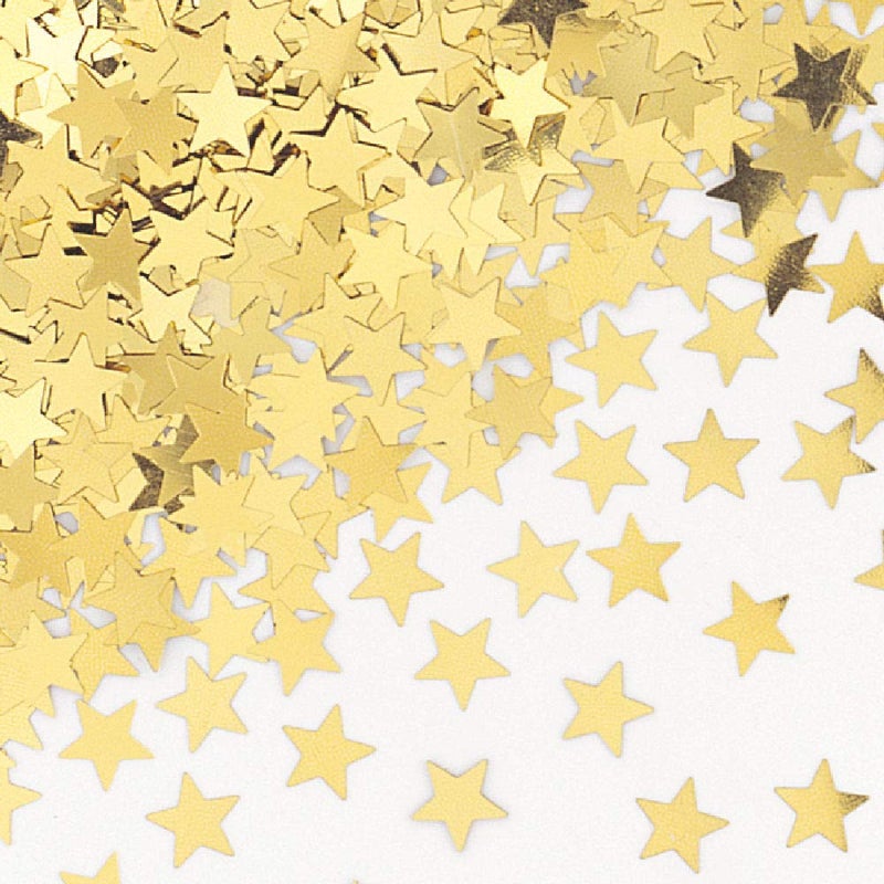 Unique Sparkling Gold Star Foil Confetti - 0.5 oz (1 Pc), Perfect for Birthdays, Baby Showers, Holidays & More - Image 3