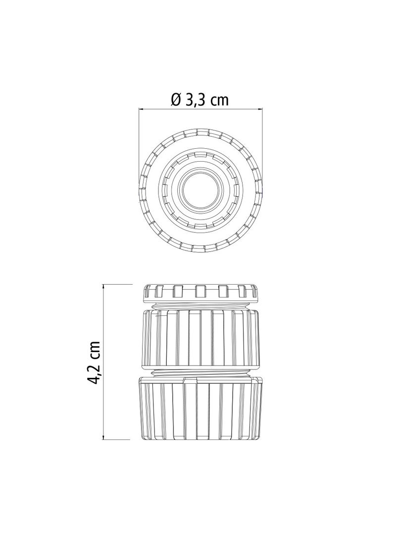 TRAMONTINA Since 1911,Made in Brazil- Plastic Thread Connector for 1/2-inch Hoses and Taps - Image 3