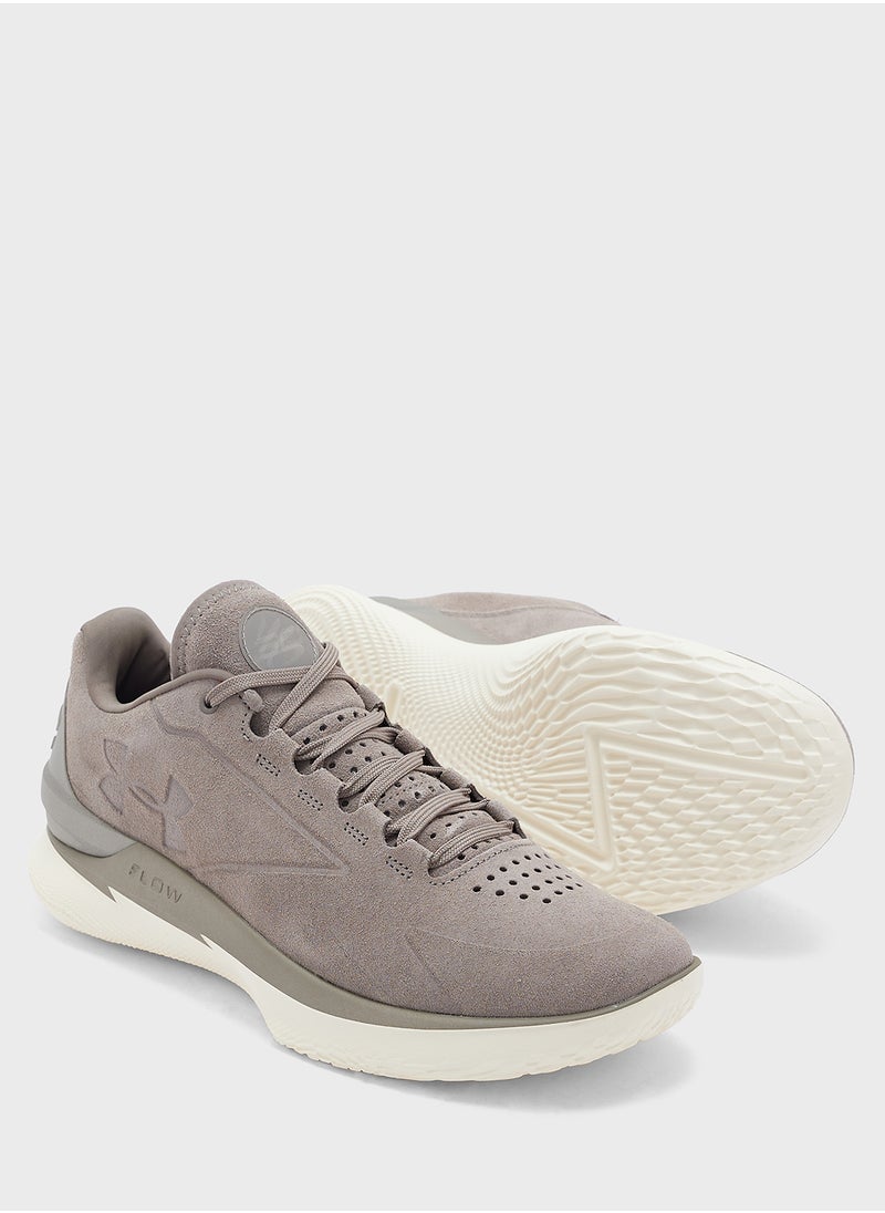 UNDER ARMOUR - Unisex Curry 1 Low Flotro Lux Basketball Shoes - Image 1