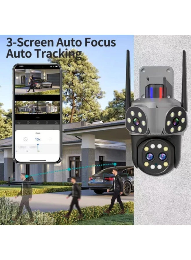 CRONY CM-Q820EM WIFI-6MP-10X doub Camera Surveillance Cameras Supports TF Card & Cloud  IR Night Vision Support Two-way audio App Connectivity Outdoor camera - Image 2