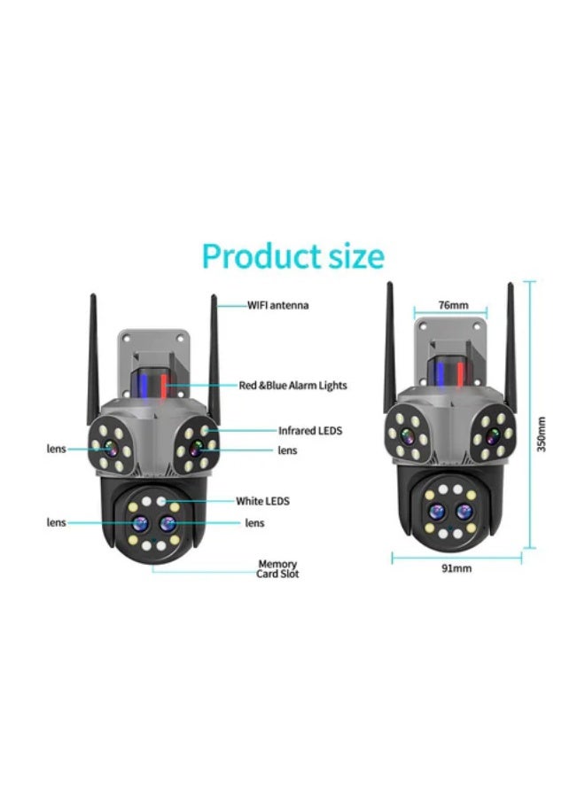 CRONY CM-Q820EM WIFI-6MP-10X doub Camera Surveillance Cameras Supports TF Card & Cloud  IR Night Vision Support Two-way audio App Connectivity Outdoor camera - Image 5