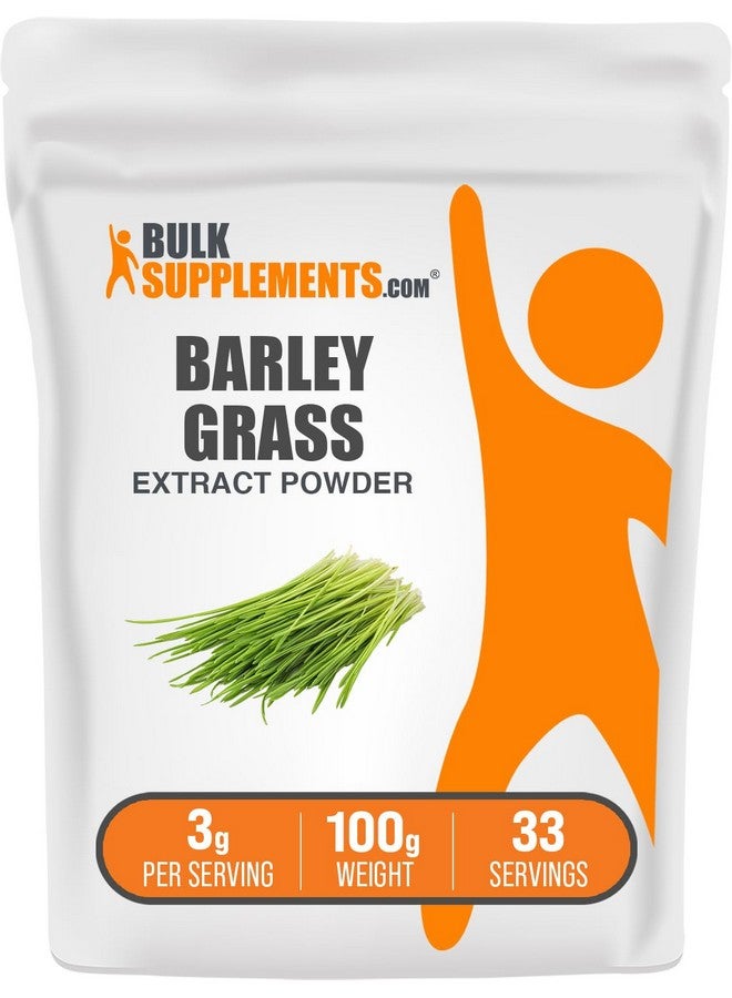 BulkSupplements.com Barley Grass Extract Powder - Barley Powder, Green Superfood Supplement, Barley Extract - Vegan-Friendly, 3g per Serving, 100g (3.5 oz) (Pack of 1) - Image 1