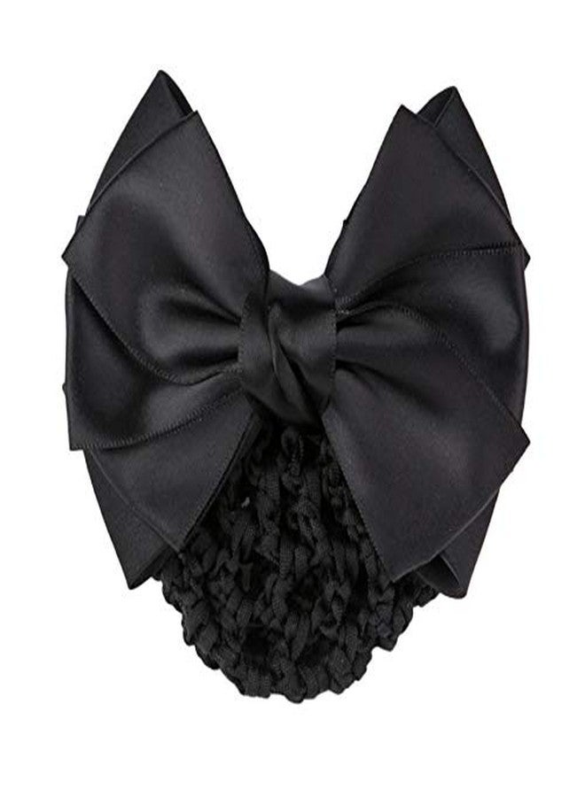 شينج زي مجموعة XINGZI مكونة من 3 قطع من مشابك الشعر السوداء المزينة بفيونكة، مناسبة للسيدات والفتيات، للاستخدام في أماكن العمل مثل البنوك والفنادق والشركات (أسود). - Image 5