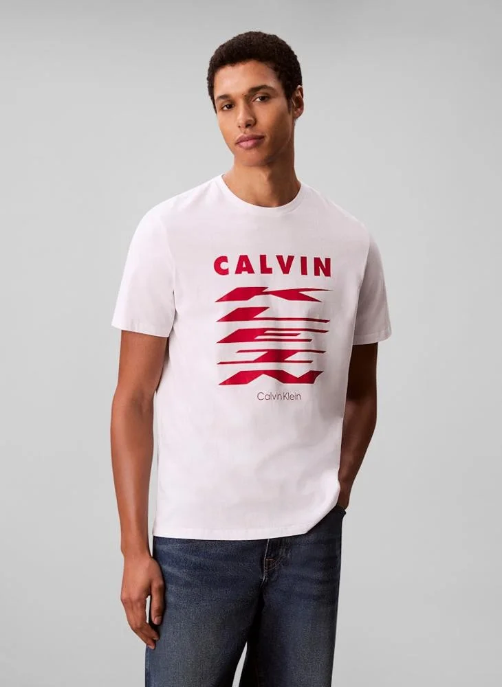 Calvin Klein Jeans 30S Graphic Crew Neck T-Shirt