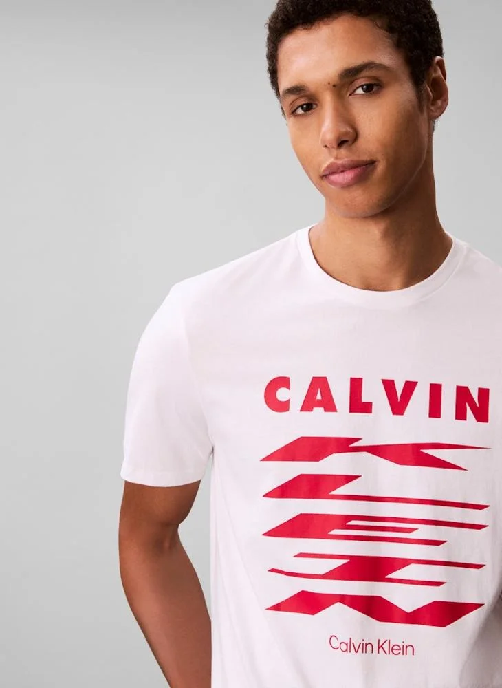 Calvin Klein Jeans  30S Graphic Crew Neck T-Shirt for Men | Best Price UAE