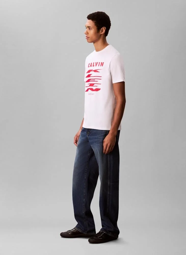 Calvin Klein Jeans  30S Graphic Crew Neck T-Shirt for Men | Best Price UAE