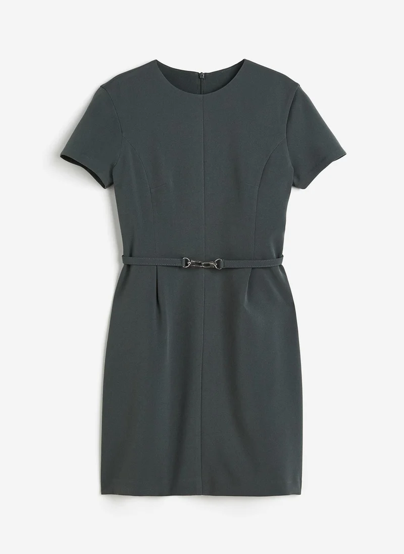 H&M Belted Dress