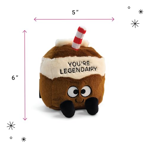 Punchkins Milk Carton Plushie Youre Legendairy Punny Milk Plush Funny Food Plushie Gift for Kids - Image 5