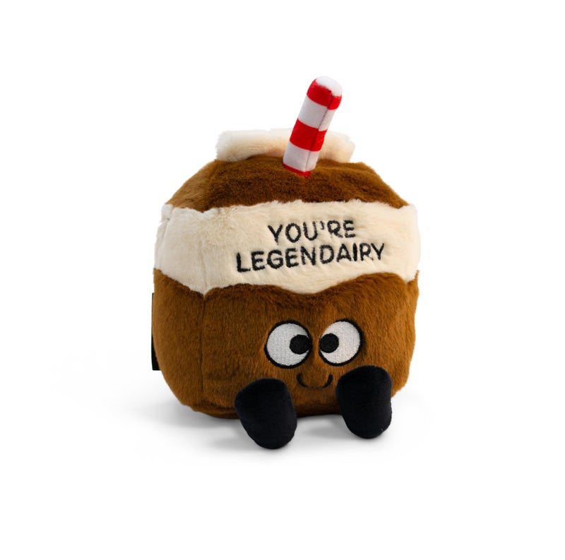 Punchkins Milk Carton Plushie Youre Legendairy Punny Milk Plush Funny Food Plushie Gift for Kids - Image 3