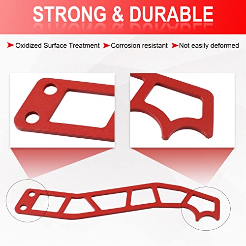 SKYJDM 4PCS Door Latch Handles Compatible with 2017-2022 Can-AM Maverick X3 X RS DS Turbo R Max 2 & 4 Door Models, (Red) - Image 4