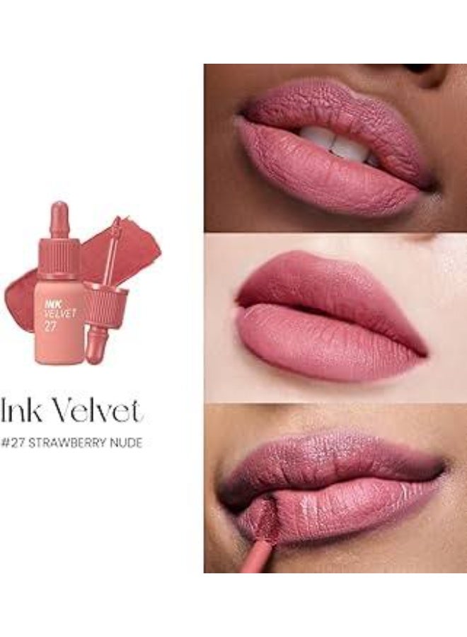 Peripera Ink Velvet 27 Strawberry Nude 4g - Image 4