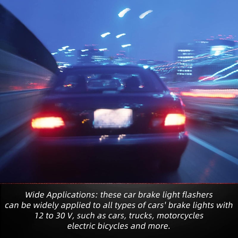 FXC 2x 24W Flash Strobe Controller Flasher Module for LED Brake Light Tail Stop Light 12-30V - Image 2