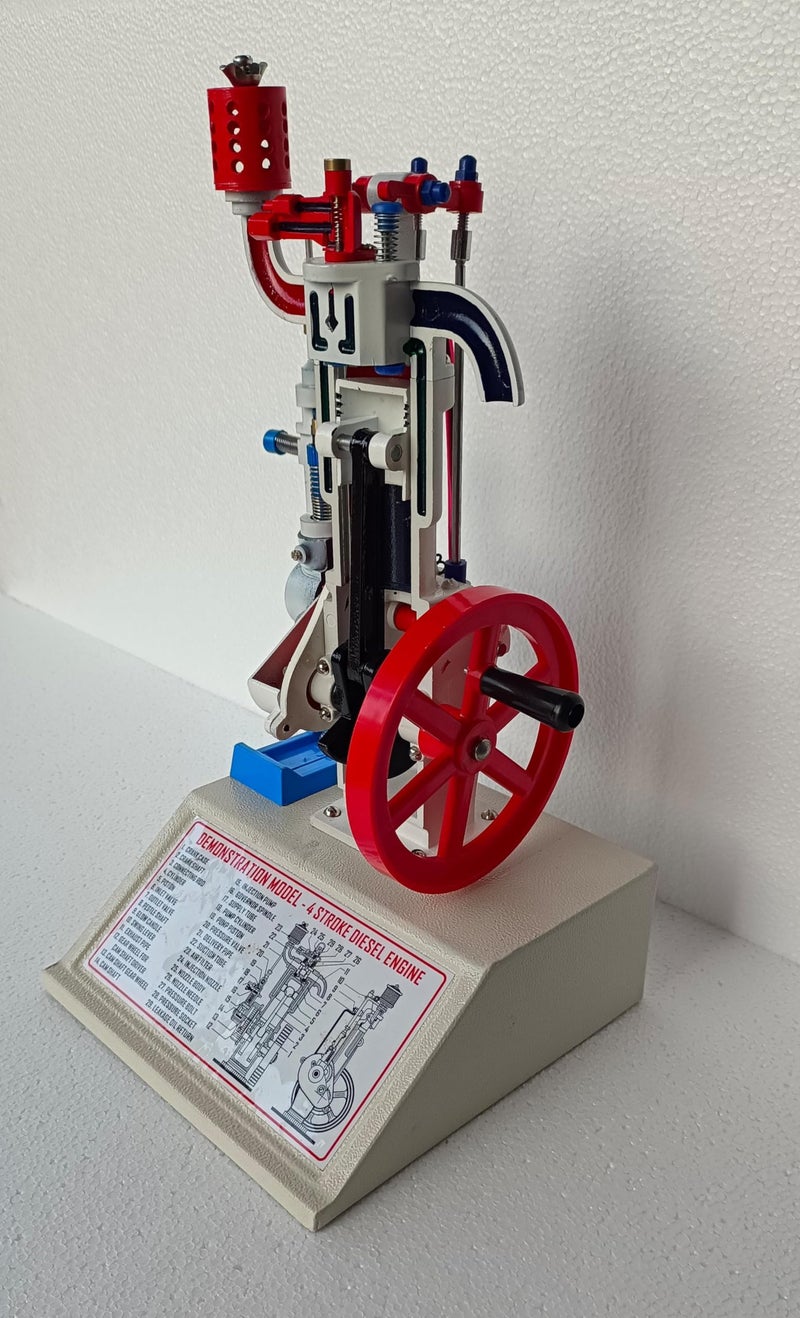 WKM 4-Stroke Diesel Engine Demonstration Model – Educational Teaching Aid for Classroom & Lab Physics Learning - Image 5