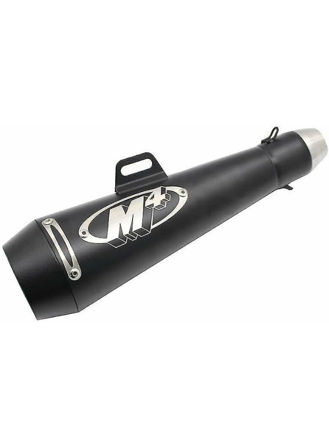M40 Motorcycle Exhaust Muffler Pipe - Black - Image 1