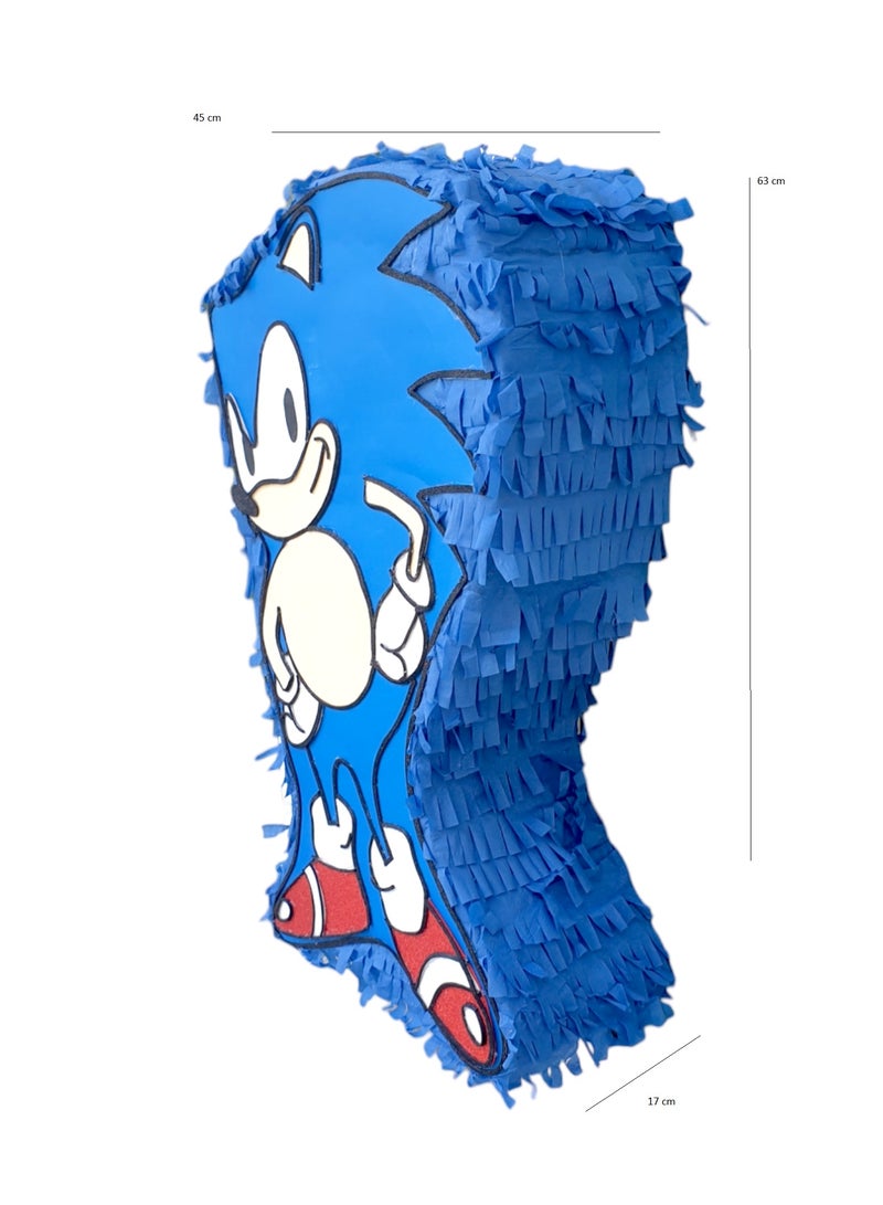 Sonic Pinata Birthday Party Decoration Sonic Pinata - Image 2