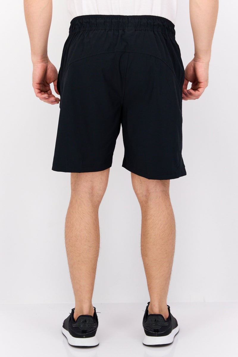 Legend Men Sportswear Fit Drawstring Training  7 Inseam Shorts, Black - Image 2