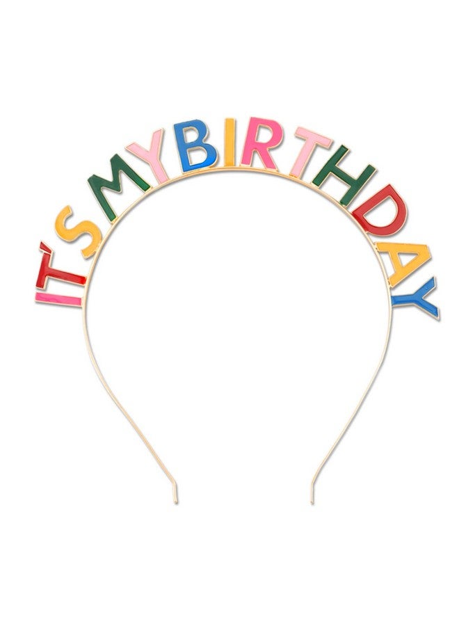 CIEHER Birthday Crown Birthday Headband Rainbow It'S My Birthday Headband Happy Birthday Headband For Women Birthday Girl Headband Birthday Tiara Happy Birthday Decorations Great Gifts - Image 1