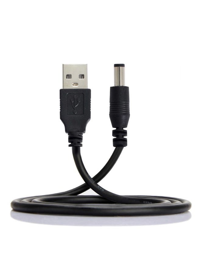 CY Chenyang Cable USB 2.0 A Type Male to 5.5 x 2.5mm DC 5V Power Plug Barrel Straight Connector Charge Cable 100cm - Image 1