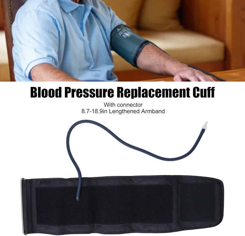 كلاراكو سوار ضغط الدم المطول، سوار ذراع بديل ناعم مع موصل لجهاز مراقبة ضغط الدم، مناسب لكبار السن والسمنة - Image 3