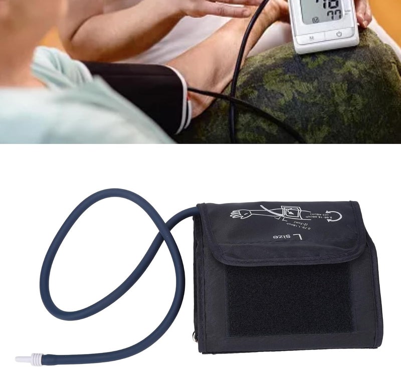 كلاراكو سوار ضغط الدم المطول، سوار ذراع بديل ناعم مع موصل لجهاز مراقبة ضغط الدم، مناسب لكبار السن والسمنة - Image 2