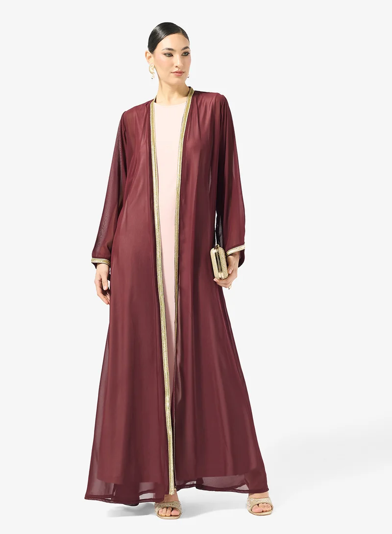Golden Apple  Chiffon Abaya for Women | Best Price UAE