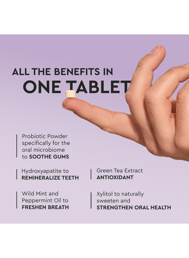 BOKA Boka Travel Mouthwash Tablets - Dental Sensitivity Treatments with Hydroxyapatite, Fluoride/Alcohol Free - Remineralizeing Chewables for Bad Breath (90 Pcs, Mint) - Image 2