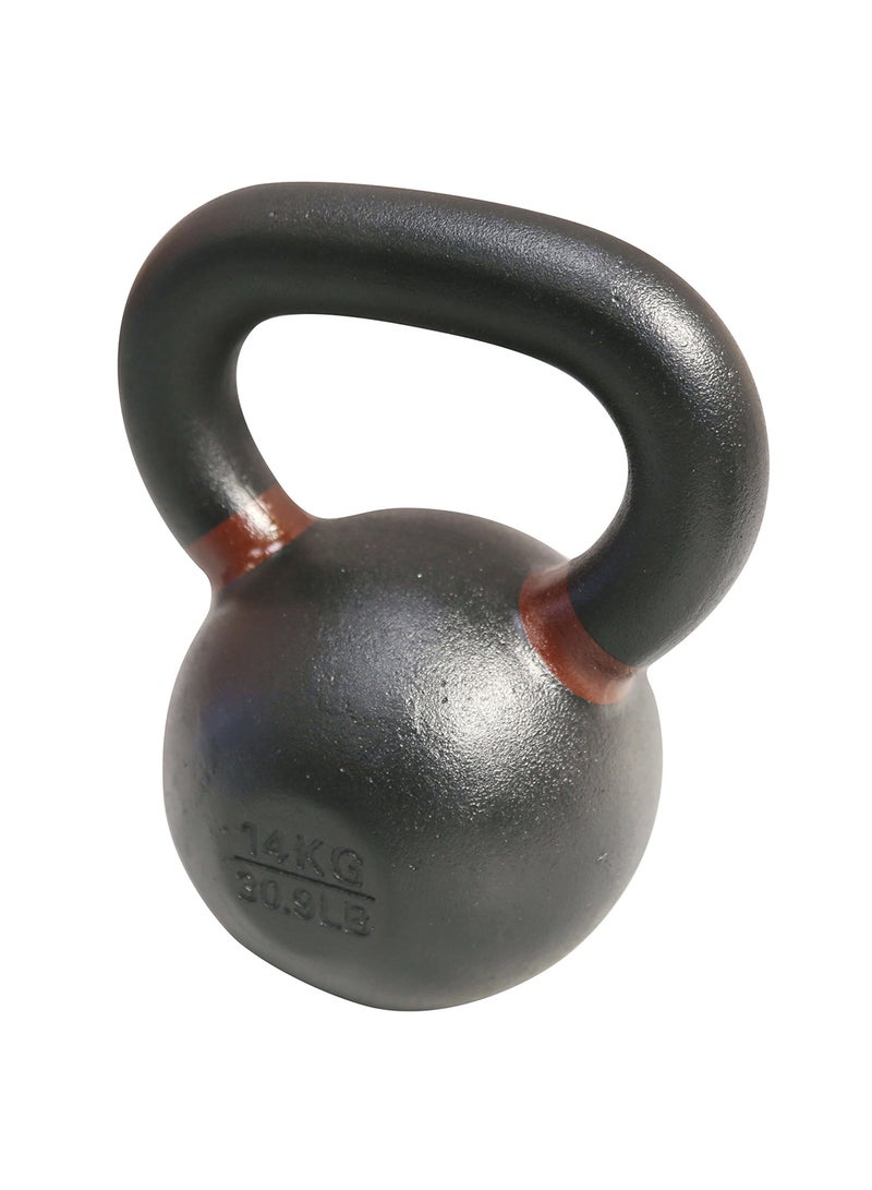 AXOX Cast Iron Kettlebell With Color Ring, 14KG - Image 2