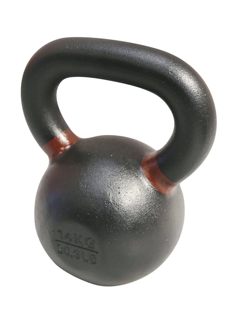 AXOX Cast Iron Kettlebell With Color Ring, 14KG - Image 3
