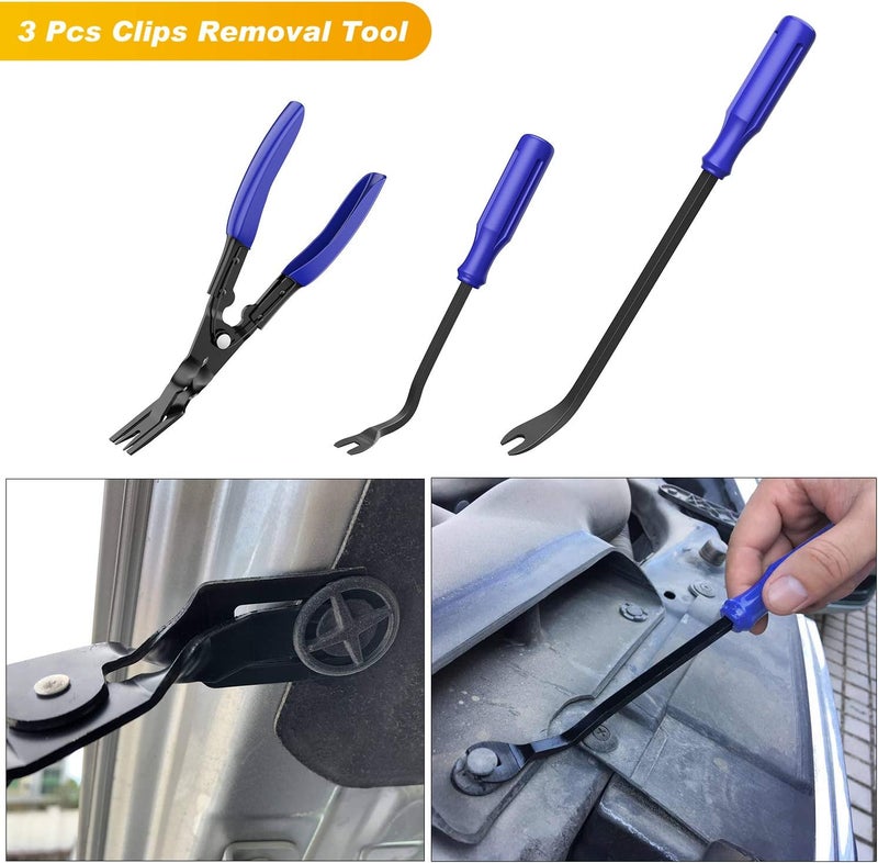 GOOACC - GRC-49 19Pcs Trim Removal Tool Set & Clip Plier Upholstery Remover Nylon Car Panel Removal Set with Portable Storage Bag - Image 3