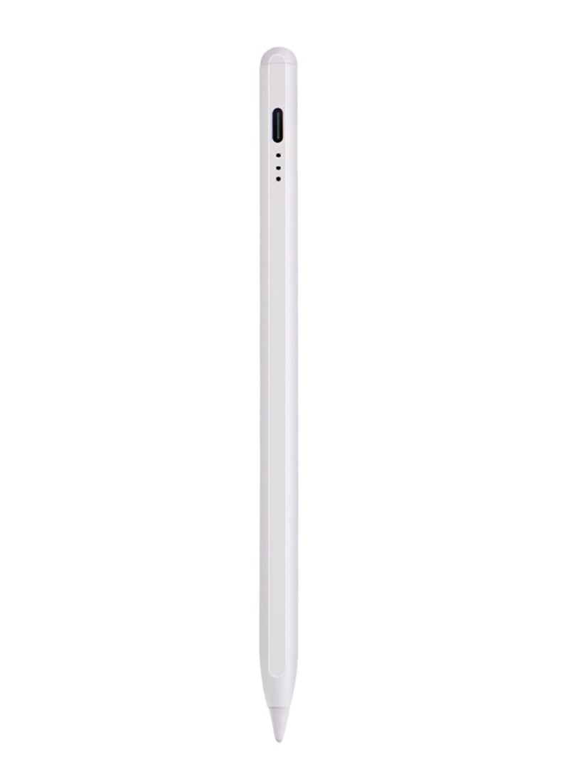 Youque Active Digital Stylus Pen, iPad Pencil with Fast Charging & Palm Rejection, Tilt, Magnetic For Apple iPad 2018 and Later White  - Image 1