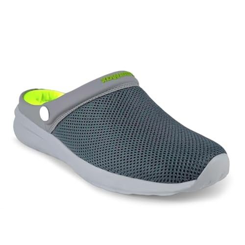 KazarMax Wanderer Grey Clogs Sandals for Men -8 UK - Image 1
