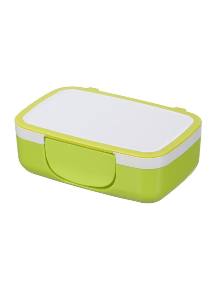 Felli Lol Bento Rectangular Snack Box White and Green 15cm NHG06-690M389C0