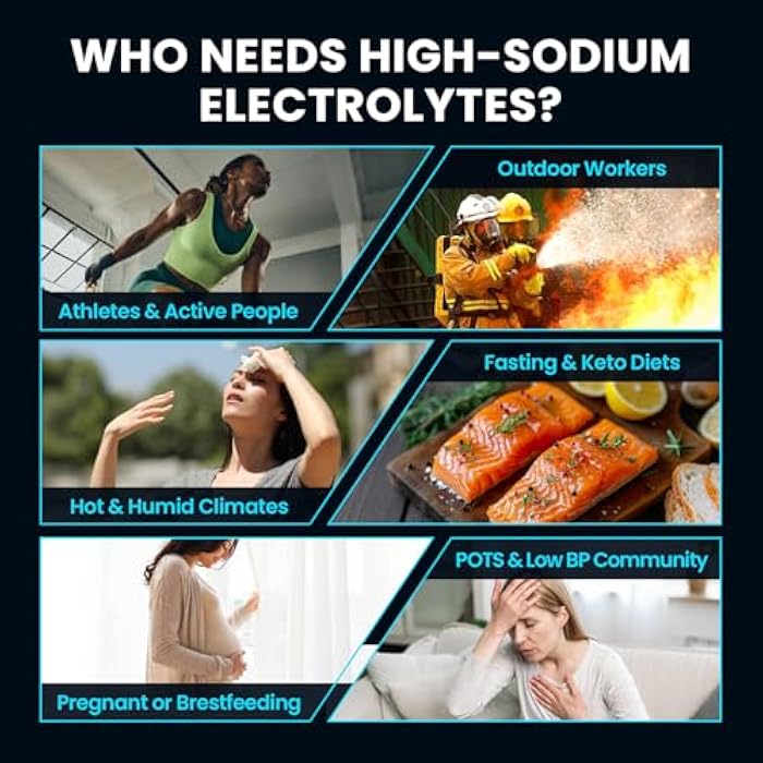 Venture Pal Sugar-Free Electrolyte Packets | High Sodium Hydration Mix for Endurance & Recovery | Zero Calorie | Variety Flavors | 16 Sticks - Image 4