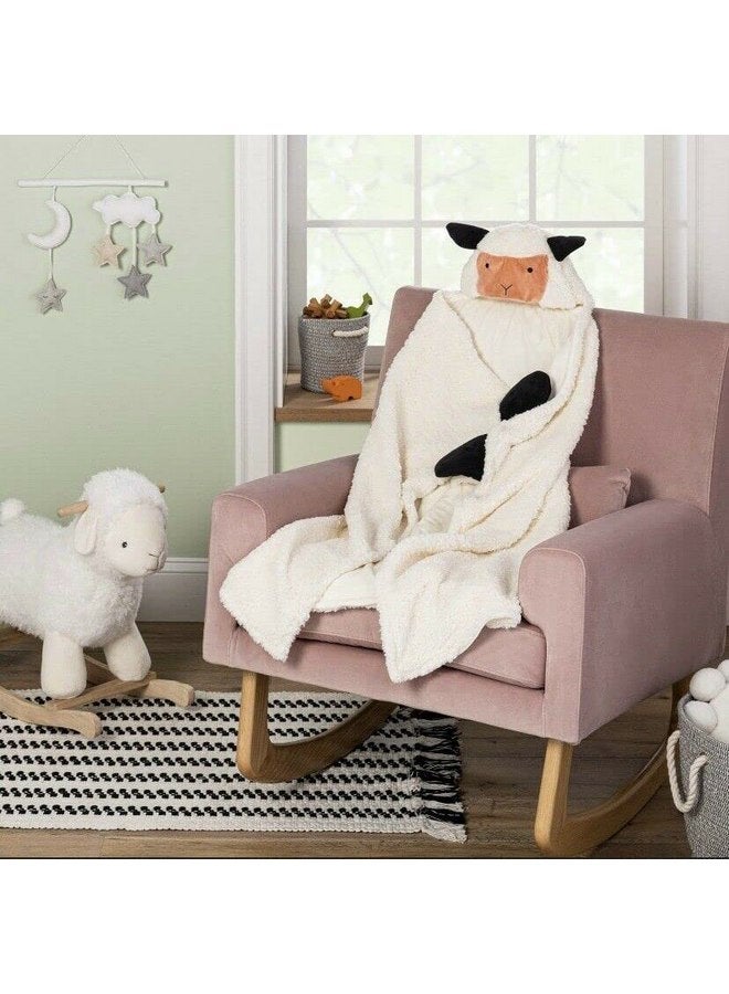 بيلوفورت بطانية Pillowfort™ ذات القلنسوة بأنماط مختلفة (لون لحم الضأن، لون كريمي) - Image 2