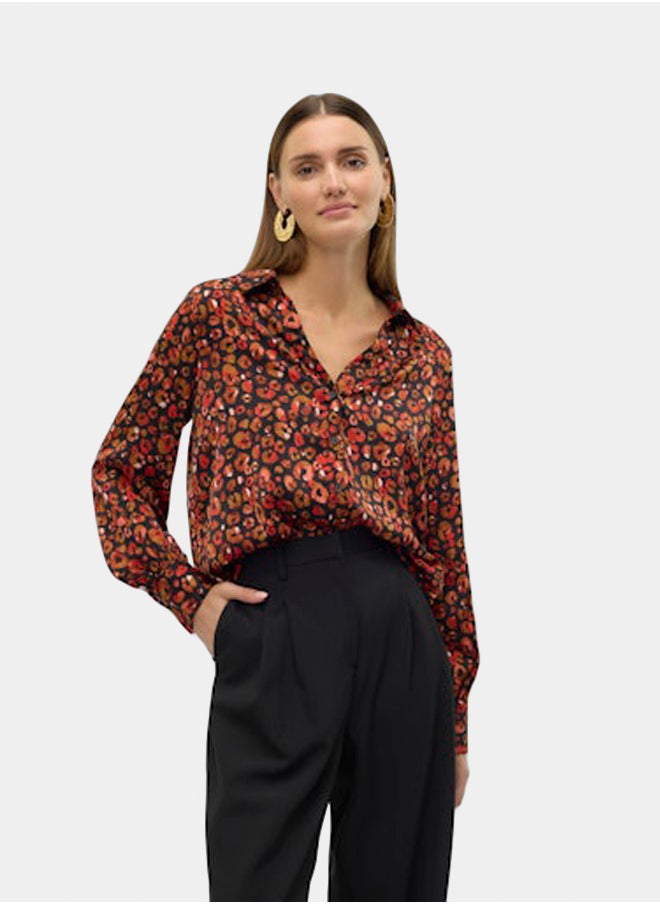 VERO MODA Vmrubia L/S Shirt Wvn Btq Ga  - Image 2