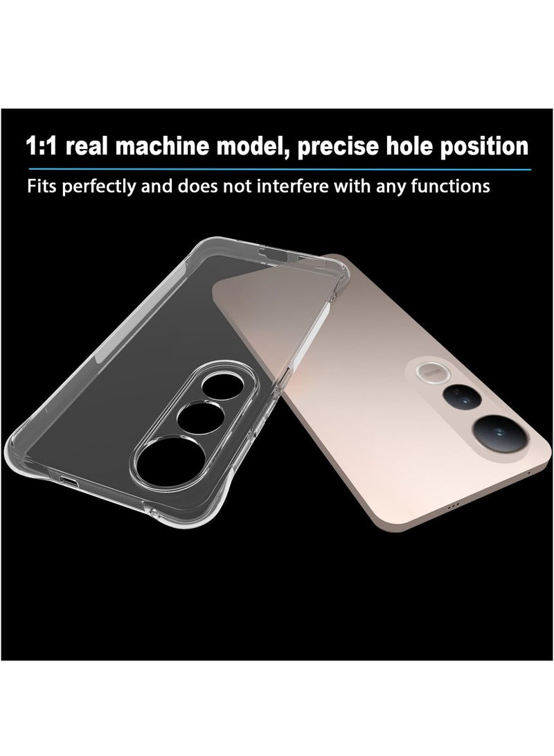 CHEROSIN Phone Case For vivo V50 Lite 5G Crystal Clear Ultra Slim Anti Scratch Shockproof Protective TPU Back Cover  - Image 4