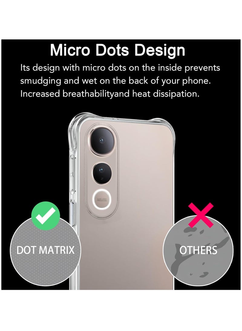 CHEROSIN Phone Case For vivo V50 Lite 5G Crystal Clear Ultra Slim Anti Scratch Shockproof Protective TPU Back Cover  - Image 5
