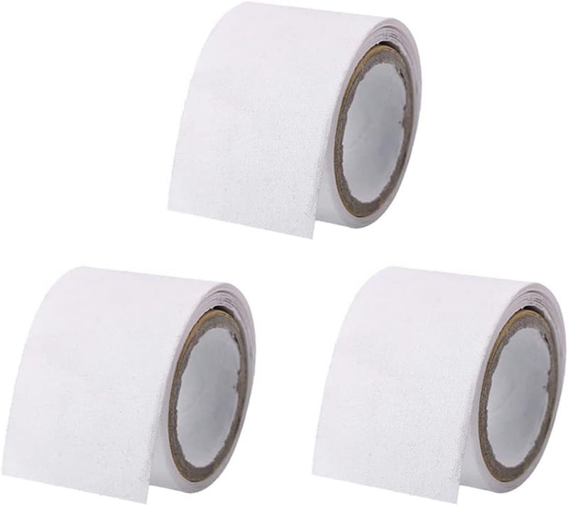 GSHLLO 3 Rolls Self Adhesive Silk Nail Wrap Nail Extension Fiberglass Finger Nail Repair Wraps Nail Protector Stickers Nail Art Tool for Home Salon Use