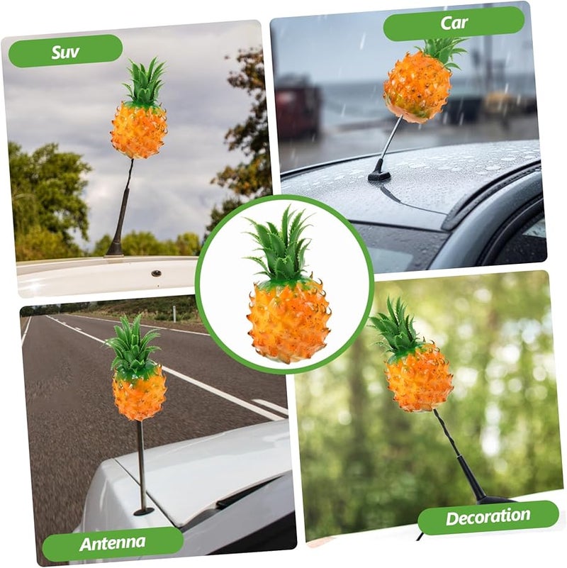 Pineapple Car Antenna Topper Unique Dashboard Decor Accessory - Image 4