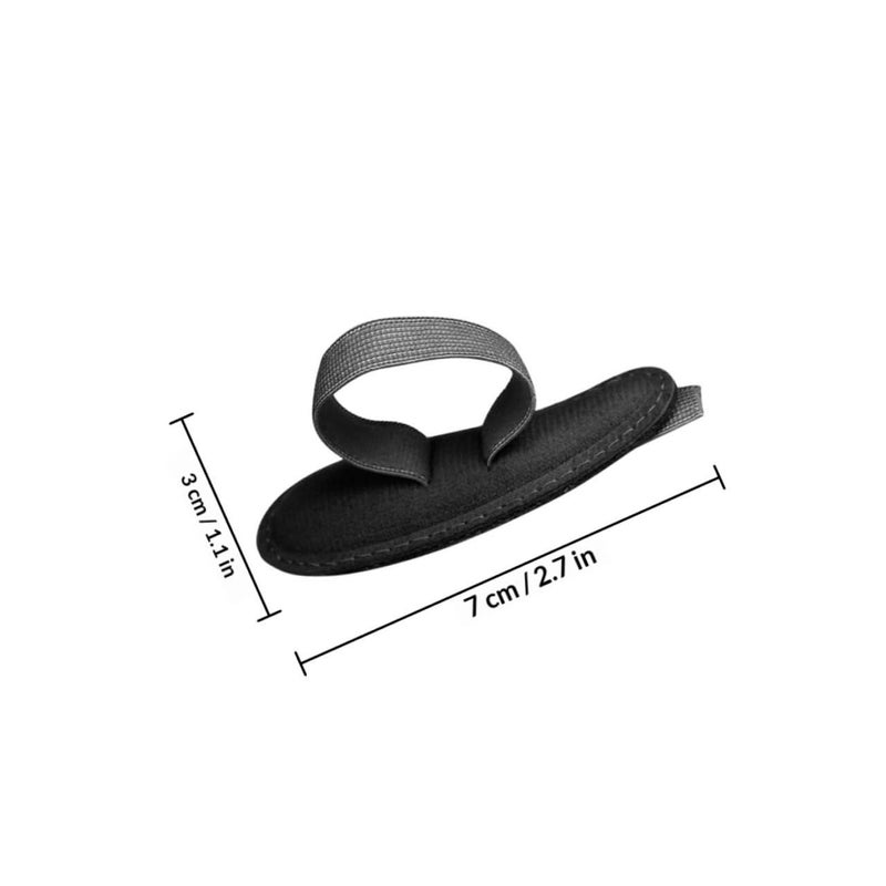 Adjustable Black Bunion And Hammer Separator Pads For Overlapping Toe Support - Image 3