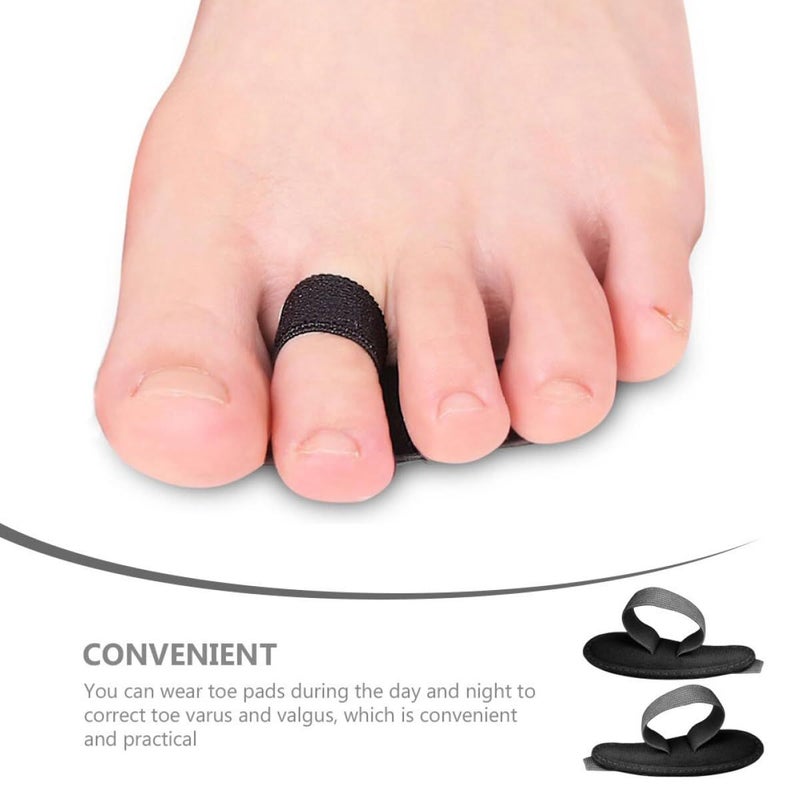 Adjustable Black Bunion And Hammer Separator Pads For Overlapping Toe Support - Image 4