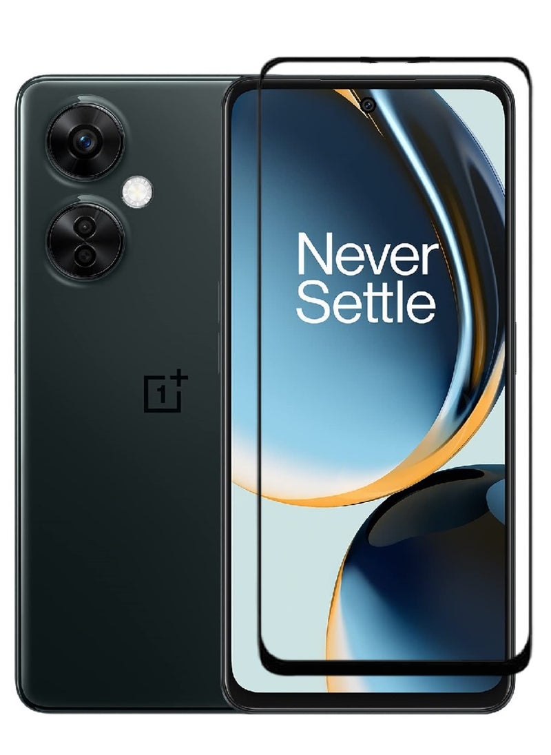 AINA Tempered Glass Screen Protector 5D Designed For OnePlus Nord N30 Full Glue Edge to Edge Full Screen Coverage And Bubble Free - Image 1