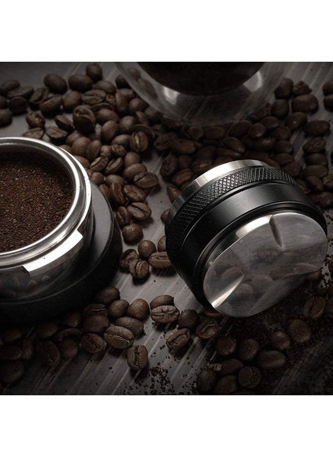IKBEN - Espresso 2 In 1 Coffee Distributor And Tamper Black/Silver 53mm - Image 1