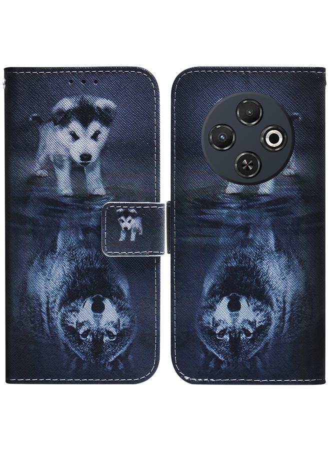 The Bros Case For Tecno Spark 30C Coloured Drawing Flip Leather Phone Case