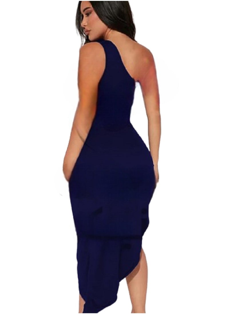Women's lingerie soft open in the back, short on one side and long on the other