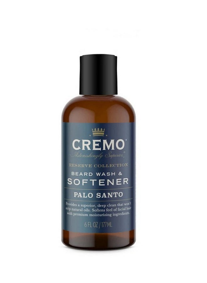cremo Remo Palo Santo (Reserve Collection) Beard Wash & Softener Moisturizes Styles And Reduces Beard Itch For All Lengths Of Facial Hair 6 Fluid Oz  - Image 1
